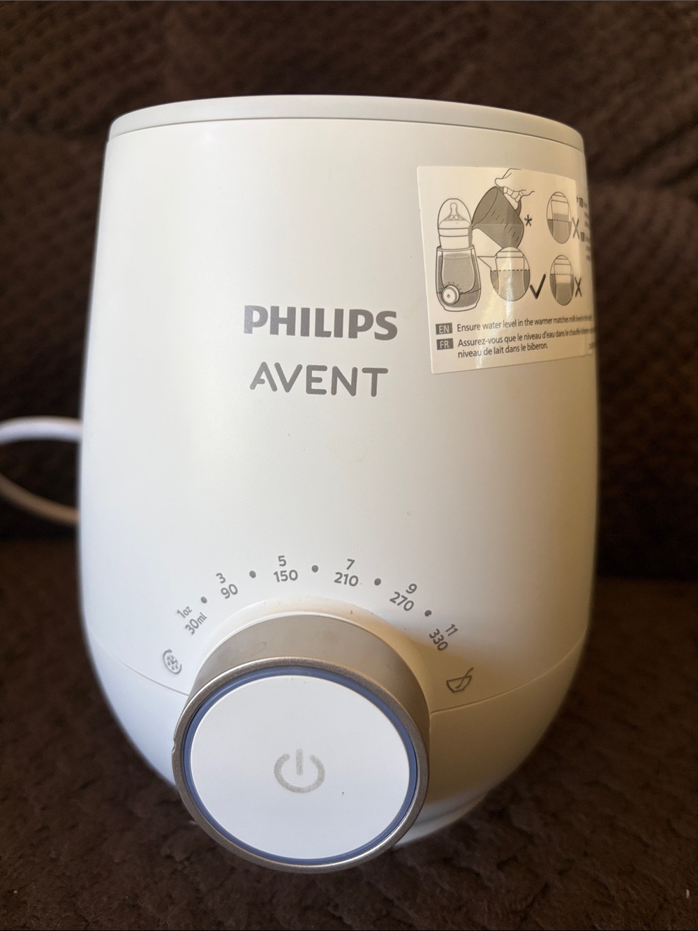 Philips Avent Premium fast Bottle Warmer with smart temperature control
